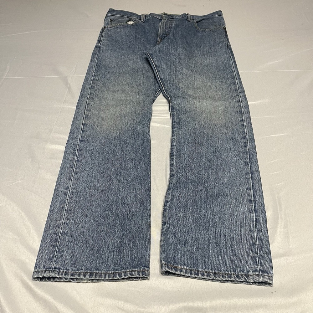 Levis 517 Bootcut Jeans Mens Fits 34x30 Cotton Denim Western Cowboy Good Fade